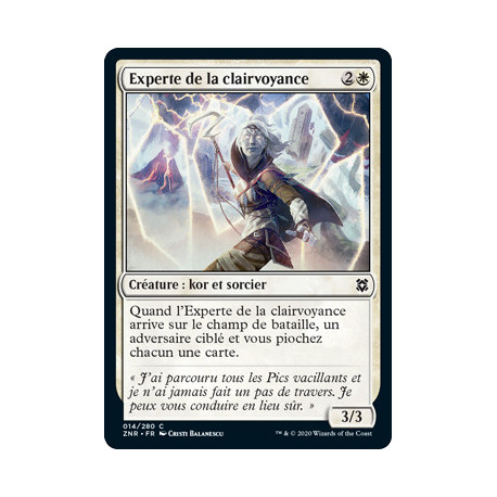 (Foil) Blanche - Experte de la clairvoyance (C) [ZNR]