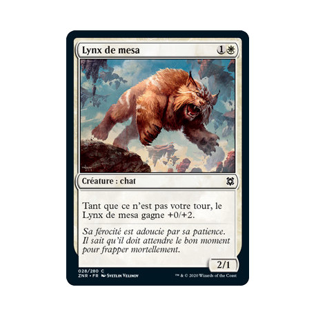(Foil) Blanche - Lynx de mesa (C) [ZNR]