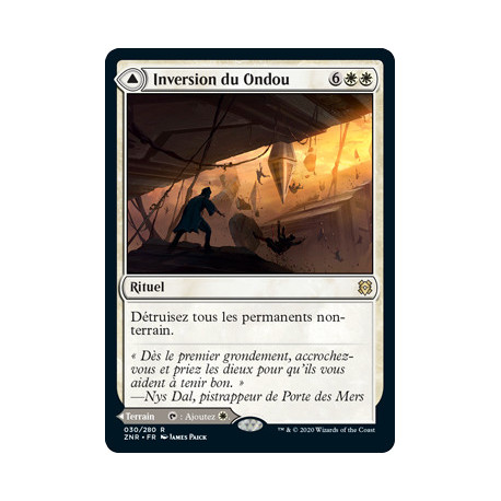 (Foil) Blanche - Inversion du Ondou // Ruines célestes du Ondou (R) [ZNR]