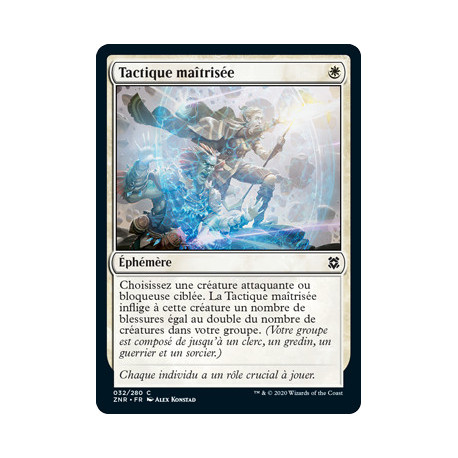 (Foil) Blanche - Tactique maîtrisée (C) [ZNR]