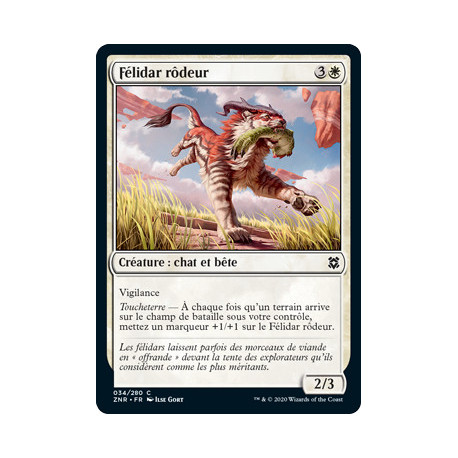 (Foil) Blanche - Félidar rôdeur (V1) (C) [ZNR]