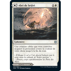 (Foil) Blanche - Abri de Seijiri // Glacier de Seijiri  (U) [ZNR]