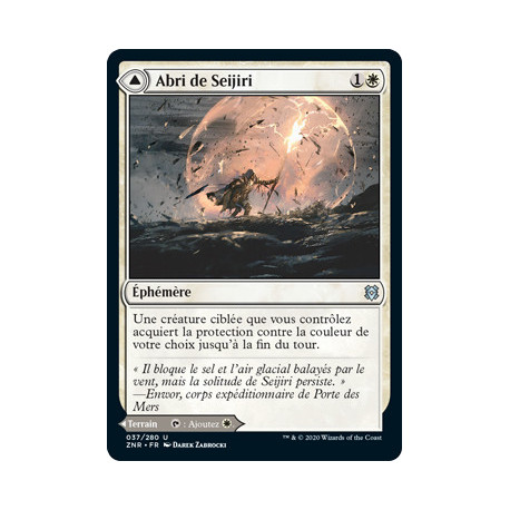 (Foil) Blanche - Abri de Seijiri // Glacier de Seijiri  (U) [ZNR]