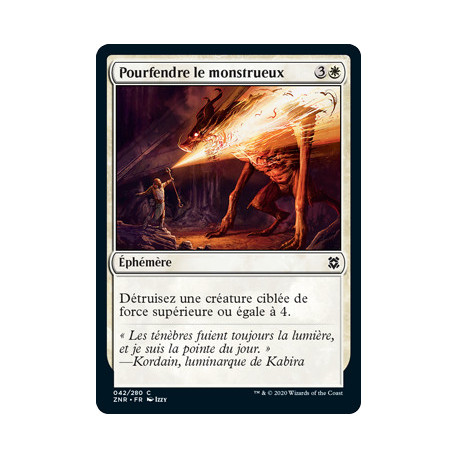 (Foil) Blanche - Pourfendre le monstrueux (C) [ZNR]