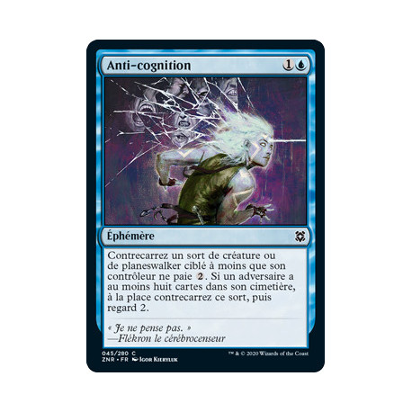 (Foil) Bleue - Anti-cognition (C) [ZNR]