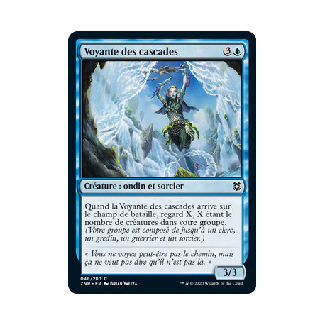 (Foil) Bleue - Voyante des cascades (C) [ZNR]