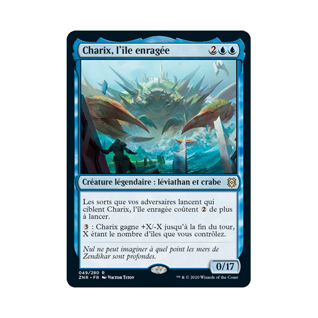 (Foil) Bleue - Charix, l'île enragée (R) [ZNR]