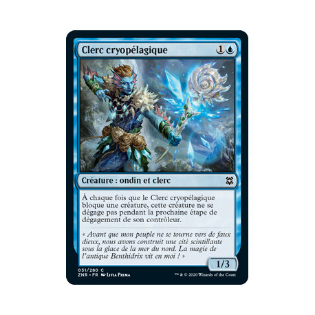 (Foil) Bleue - Clerc cryopélagique (C) [ZNR]