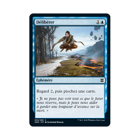 (Foil) Bleue - Délibérer (C) [ZNR]