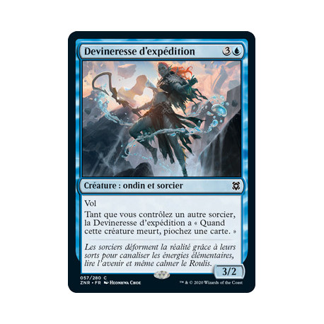 (Foil) Bleue - Devineresse d'expédition (C) [ZNR]