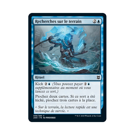(Foil) Bleue - Recherches sur le terrain (C) [ZNR]