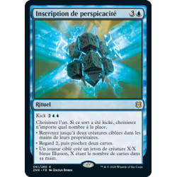 (Foil) Bleue - Inscription de perspicacité (R) [ZNR]