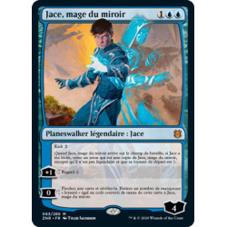 (Foil) Bleue - Jace, mage du miroir (V1) (M) [ZNR]