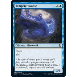 (Foil) Bleue - Tempête vivante (C) [ZNR]