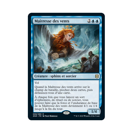 (Foil) Bleue - Maîtresse des vents (R) [ZNR]