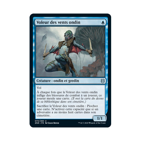 (Foil) Bleue - Voleur des vents ondin (U) [ZNR]