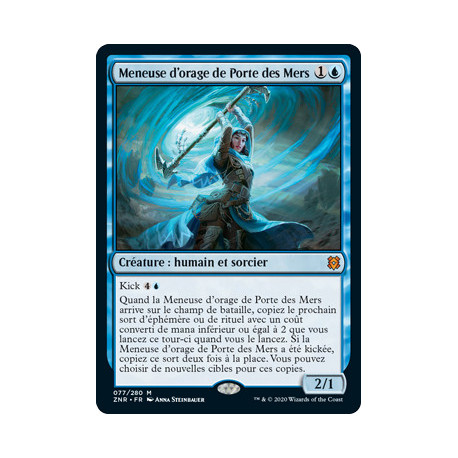 (Foil) Bleue - Meneuse d'orage de Porte des Mers (M) [ZNR]