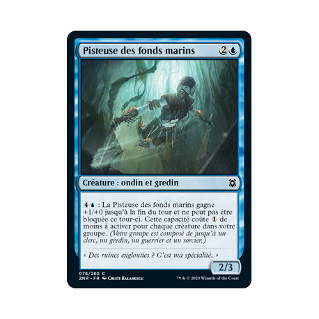 (Foil) Bleue - Pisteuse des fonds marins (C) [ZNR]