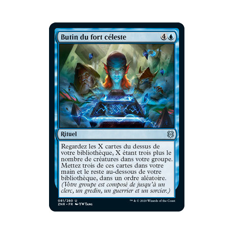 (Foil) Bleue - Butin du fort céleste (U) [ZNR]