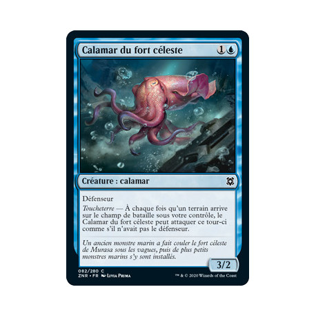 (Foil) Bleue - Calamar du fort céleste (V1) (C) [ZNR]