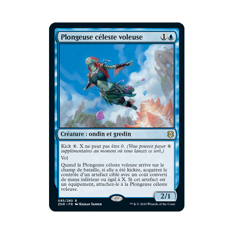 (Foil) Bleue - Plongeuse céleste voleuse (R) [ZNR]