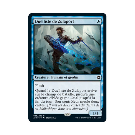 (Foil) Bleue - Duelliste de Zulaport (C) [ZNR]