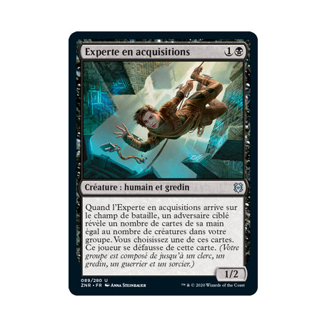 (Foil) Noire - Experte en acquisitions (U) [ZNR]