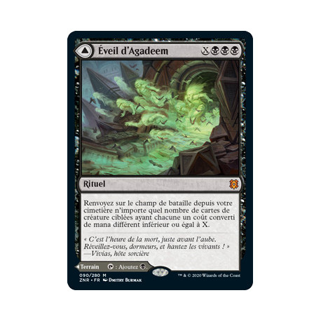 (Foil) Noire - Éveil d'Agadeem // Agadeem, la crypte inférieure (M) [ZNR]