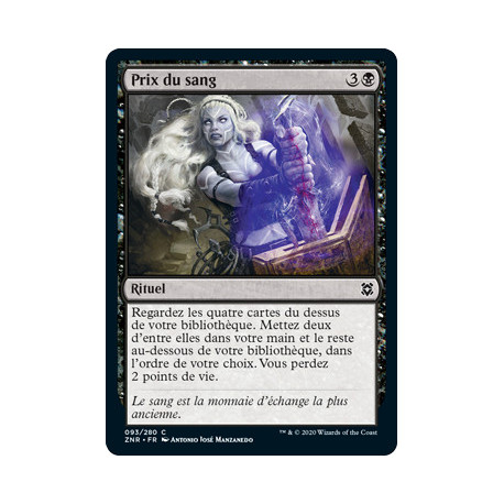 (Foil) Noire - Prix du sang (C) [ZNR]