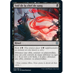 (Foil) Noire - Soif de la chef de sang (U) [ZNR]