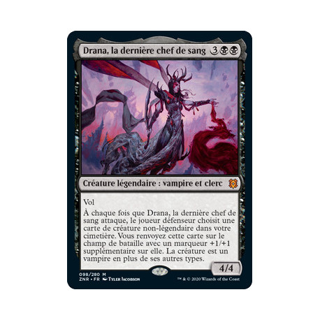 (Foil) Noire - Drana, la dernière chef de sang (M) [ZNR]