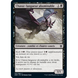 (Foil) Noire - Chasse-langueur abominable (C) [ZNR]