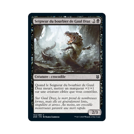 (Foil) Noire - Seigneur du bourbier de Guul Draz (C) [ZNR]