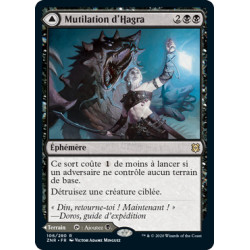 (Foil) Noire - Mutilation d'Hagra // Couvefosse d'Hagra (R) [ZNR]