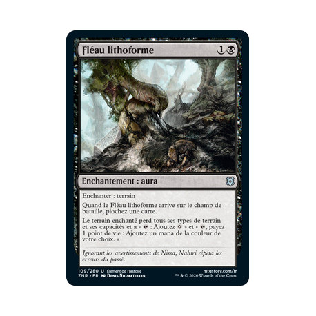 (Foil) Noire - Fléau lithoforme (U) [ZNR]