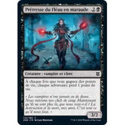 (Foil) Noire - Prêtresse du fléau en maraude (C) [ZNR]