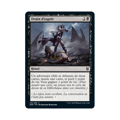 (Foil) Noire - Drain d'esprit (C) [ZNR]