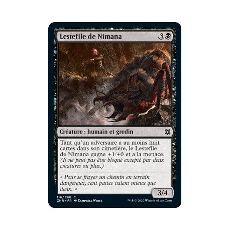 (Foil) Noire - Lestefile de Nimana (C) [ZNR]