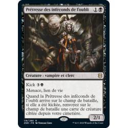 (Foil) Noire - Prêtresse des inféconds de l'oubli (R) [ZNR]