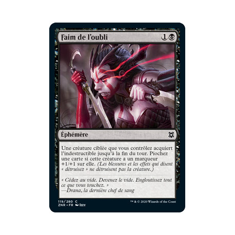(Foil) Noire - Faim de l'oubli (C) [ZNR]