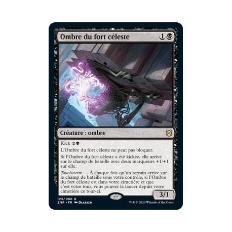 (Foil) Noire - Ombre du fort céleste (V1) (R) [ZNR]