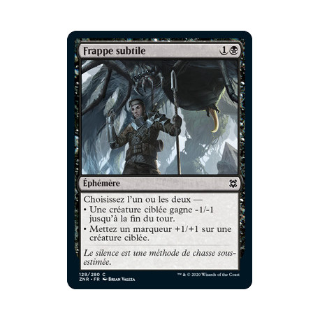 (Foil) Noire - Frappe subtile (C) [ZNR]