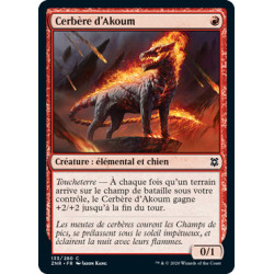 (Foil) Rouge - Cerbère d'Akoum (V1) (C) [ZNR]