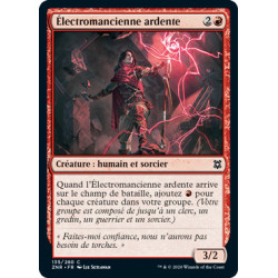 (Foil) Rouge - Électromancienne ardente (C) [ZNR]