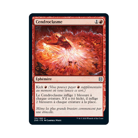 (Foil) Rouge - Cendroclasme (U) [ZNR]
