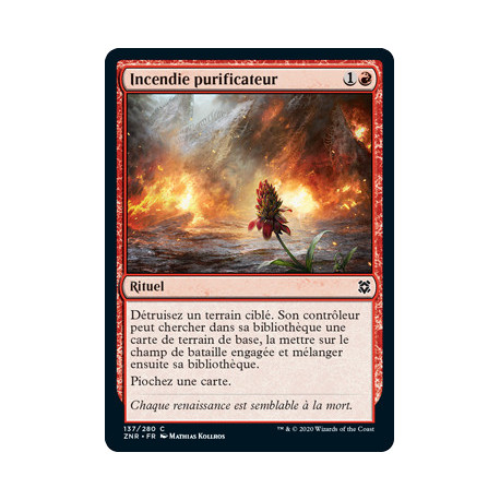 (Foil) Rouge - Incendie purificateur (C) [ZNR]
