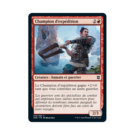 (Foil) Rouge - Champion d'expédition (C) [ZNR]