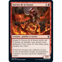 (Foil) Rouge - Sorcier de la fissure (C) [ZNR]