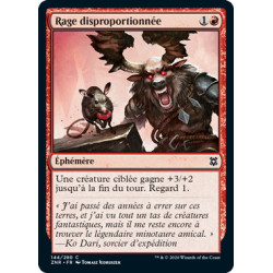(Foil) Rouge - Rage disproportionnée (C) [ZNR]