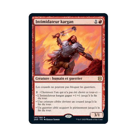 (Foil) Rouge - Intimidateur kargan (R) [ZNR]